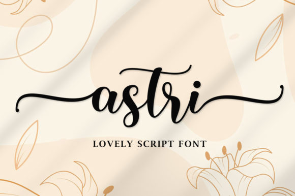 Astri Script: A Luxury Handwritten Font for Designers