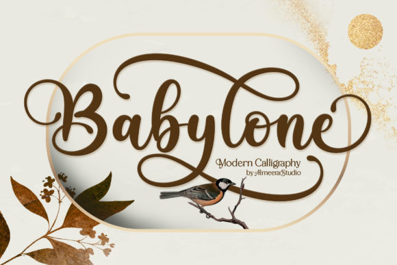 Babylone Script: A Romantic Script Handwritten Font for Elegant Digital Design