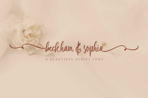 Beckham Sophia Handwritten Font for Digital Design