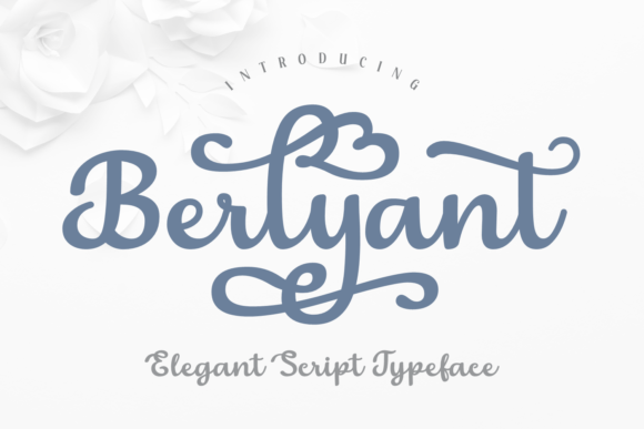 Berlyant Script Font for Handmade Creators