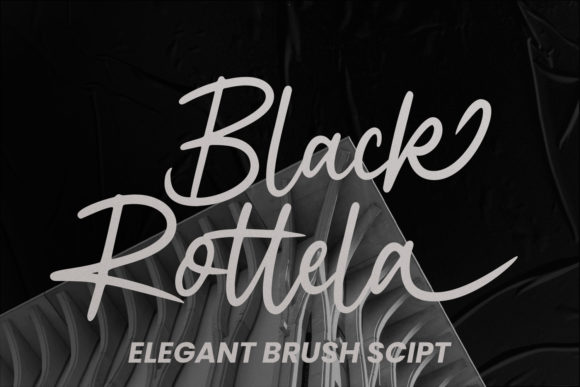 Black Rotela Script: A Playful Script Handwritten Font for Creative Branding