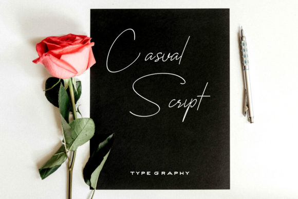 Casual Script Font for Elegant Handwritten Branding