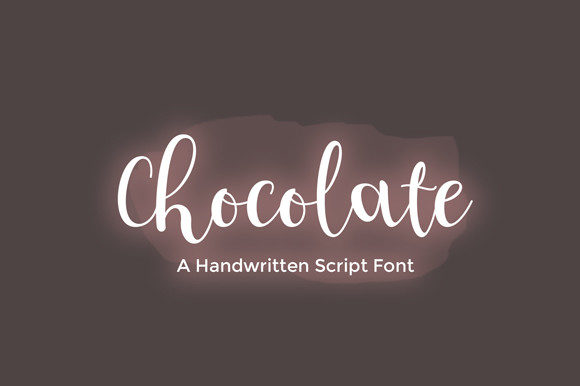 Chocolate Script: A Modern Script Font for Small Business Branding