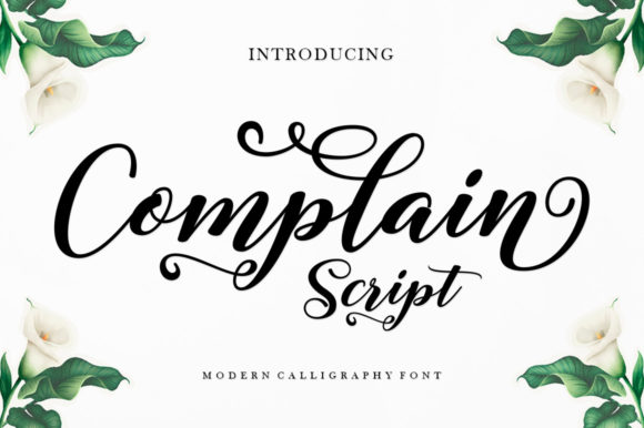 Complain Script: A Ravishing Script Font for Editorial Warmth