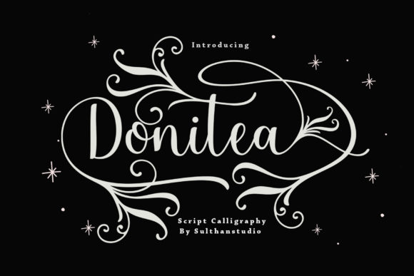 Donitea Script: A Premium Script Handwritten Font for Campaign Clarity