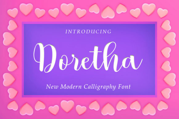 Doretha Script: A Romantic Script Handwritten Font for Luxury Campaigns