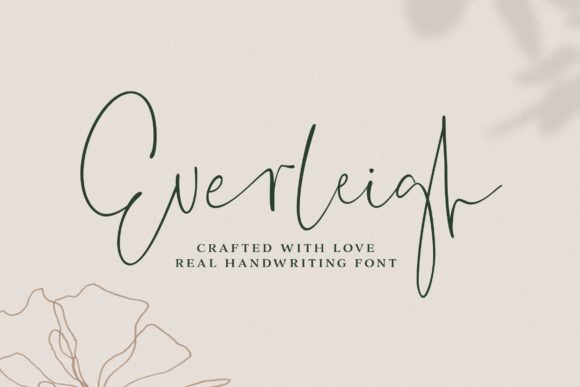 Everleigh Script: A Timeless Handwritten Font for Branding That Stands Out