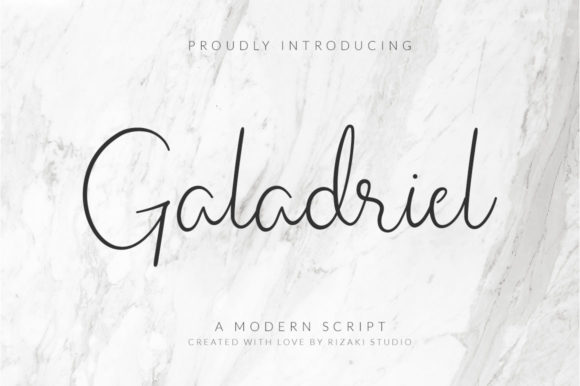 Galadriel Script: A Delicate Script Font for Elegant Brand Identity