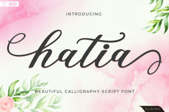 Hatia Script Font for Elegant Handmade Designs