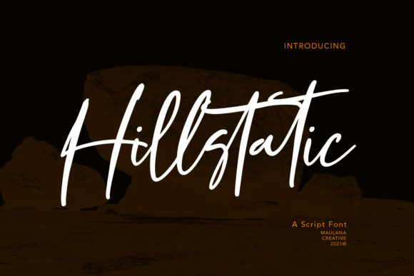 Hillstatic Script: A Relaxed, Stylish Script Handwritten Font