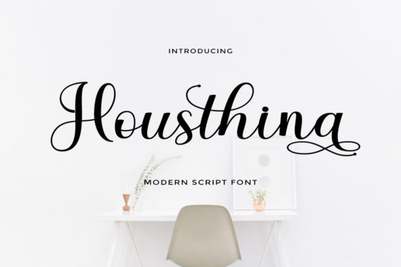 Housthina Script: A Premium Script Handwritten Font for Elegant Web Design