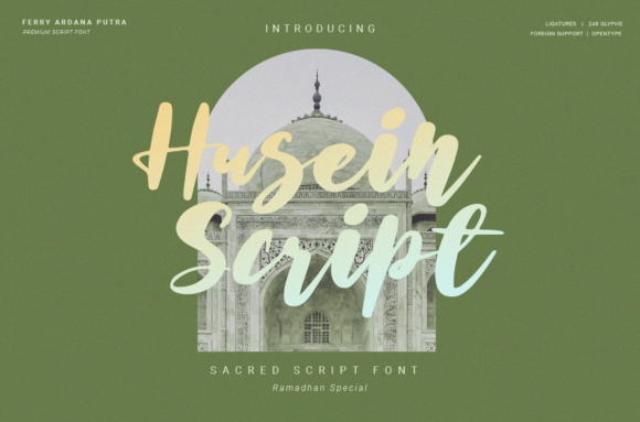 Husein Script: A Timeless Handwritten Font for Digital Branding