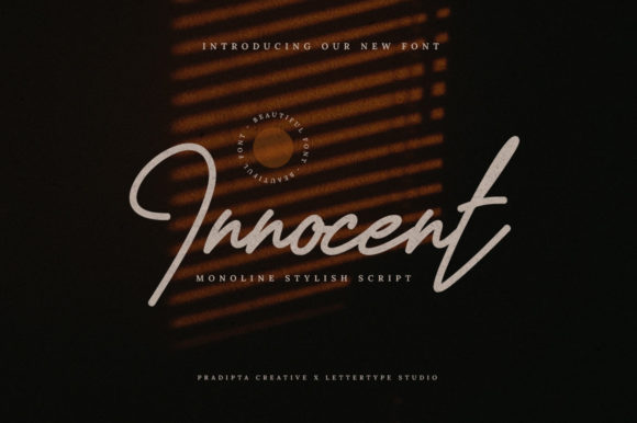 Innocent Script: A Light Script Font for Elegant Digital Branding