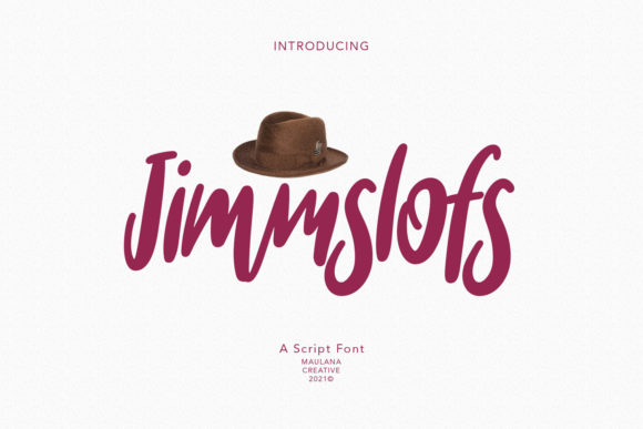 Jimmslofs Script: A Relaxed Script Font for Digital Branding
