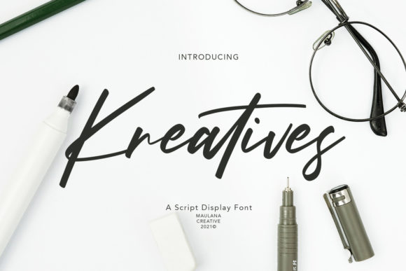 Kreatives Script: A Premium Script Handwritten Font for Digital Branding