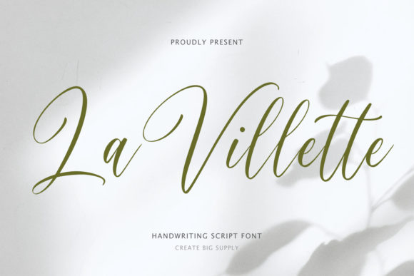 La Villette Script: A Refined Script Font for Thoughtful Editorial Design