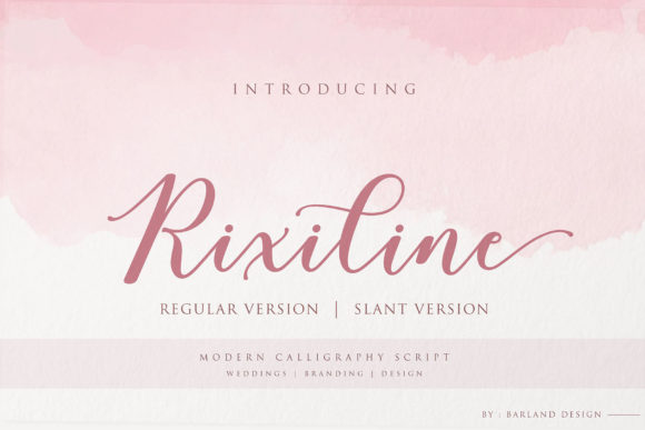 Rixiline Script: A Light & Ravishing Script Font for Small Business Branding