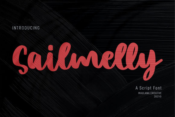 Sailmelly Script: A Romantic Script Handwritten Font for Scroll-Stopping Brand Content