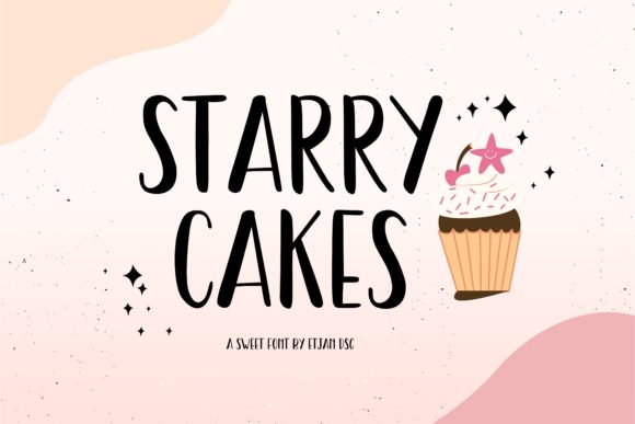 Starry Cakes: A Whimsical Script Font for Branding That Feels Human